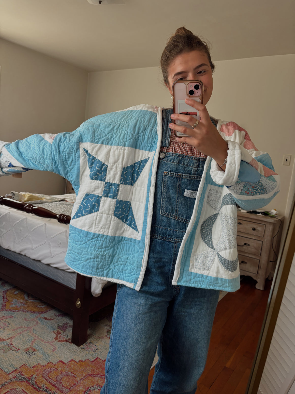 bluebird quilt jacket