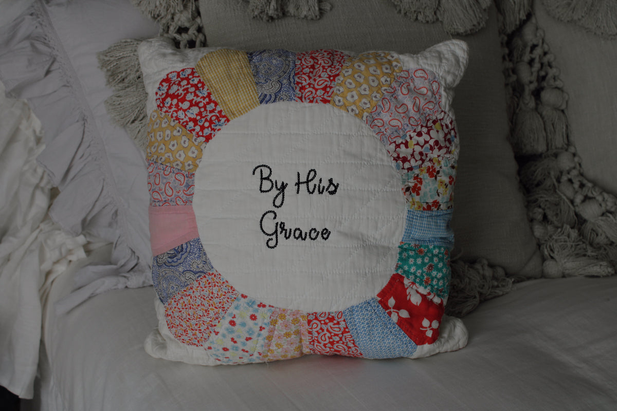 By His Grace Pillow