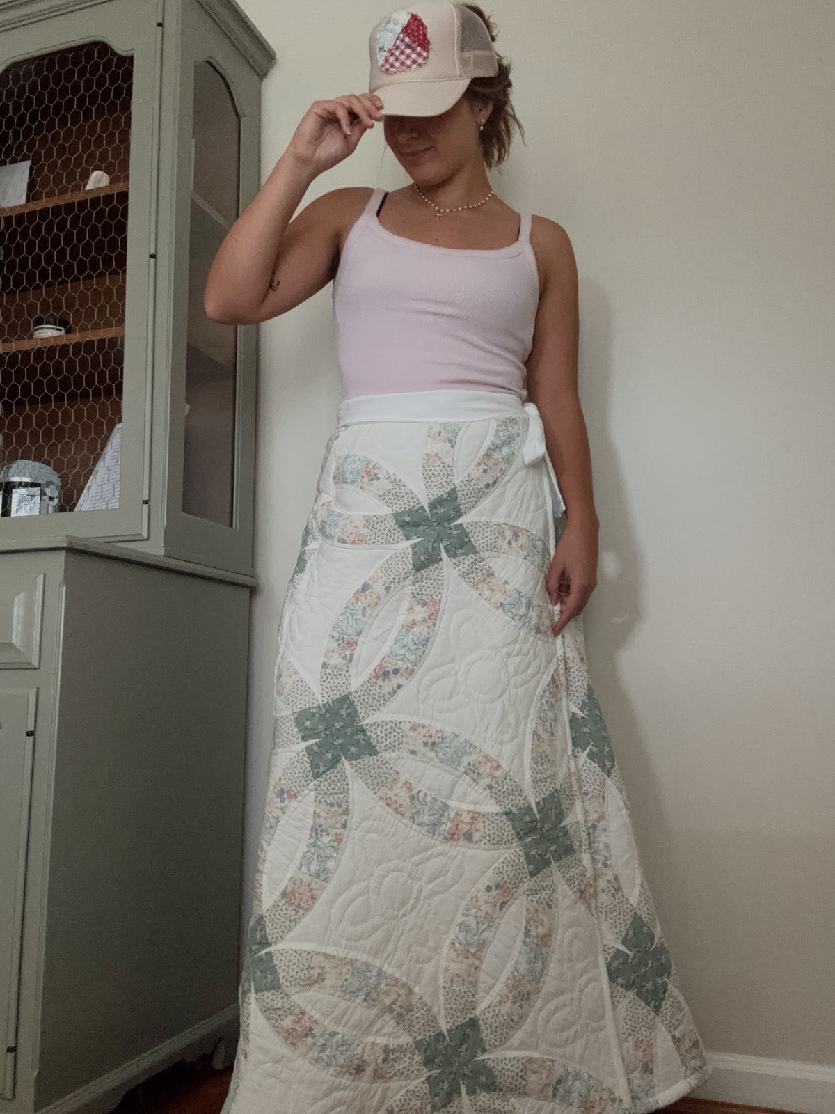 Double Wedding Ring Quilt Wrap Skirt