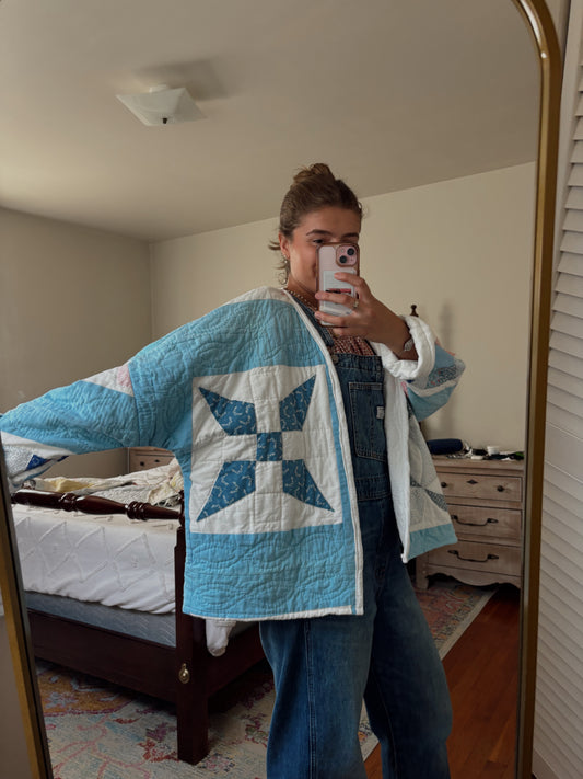 bluebird quilt jacket