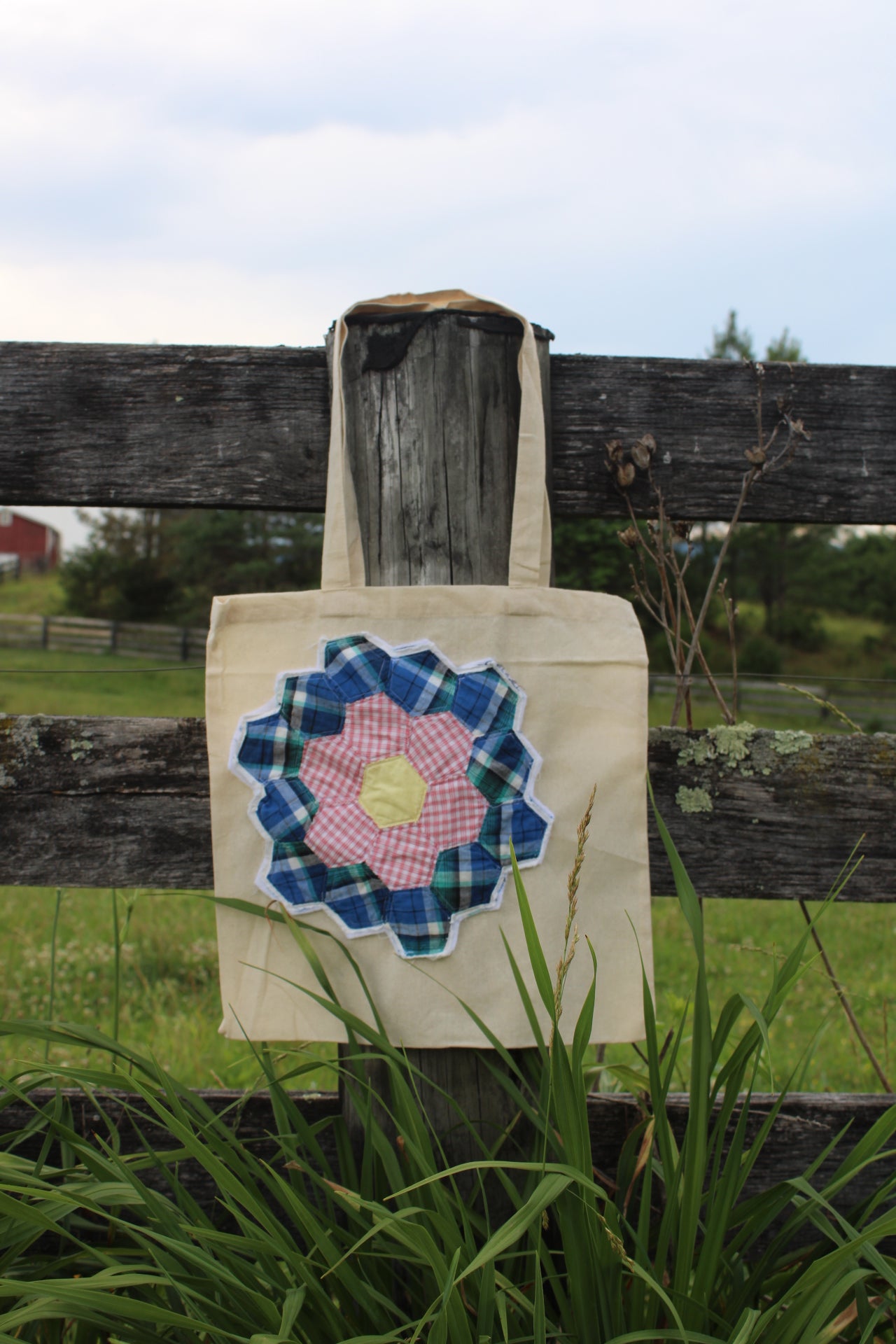 Grandmother's Garden Canvas Tote