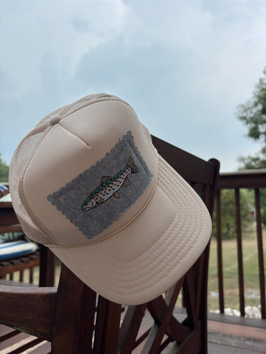 Rainbow Trout Trucker Hat