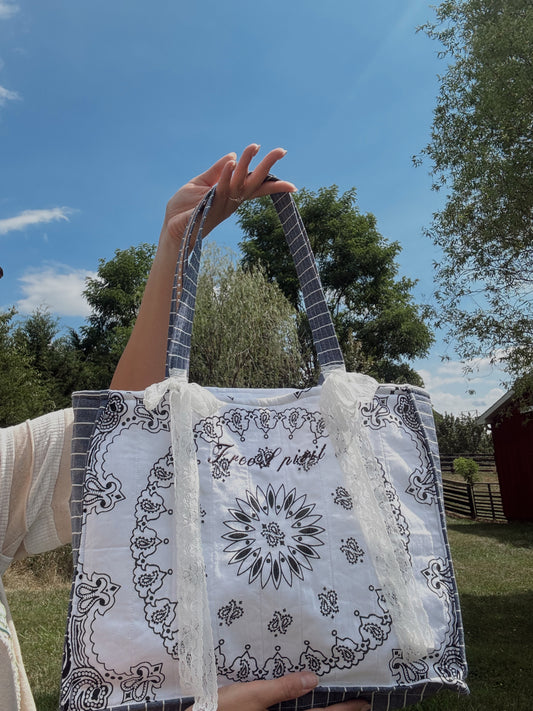 Free Spirit Boxy Bandana Tote