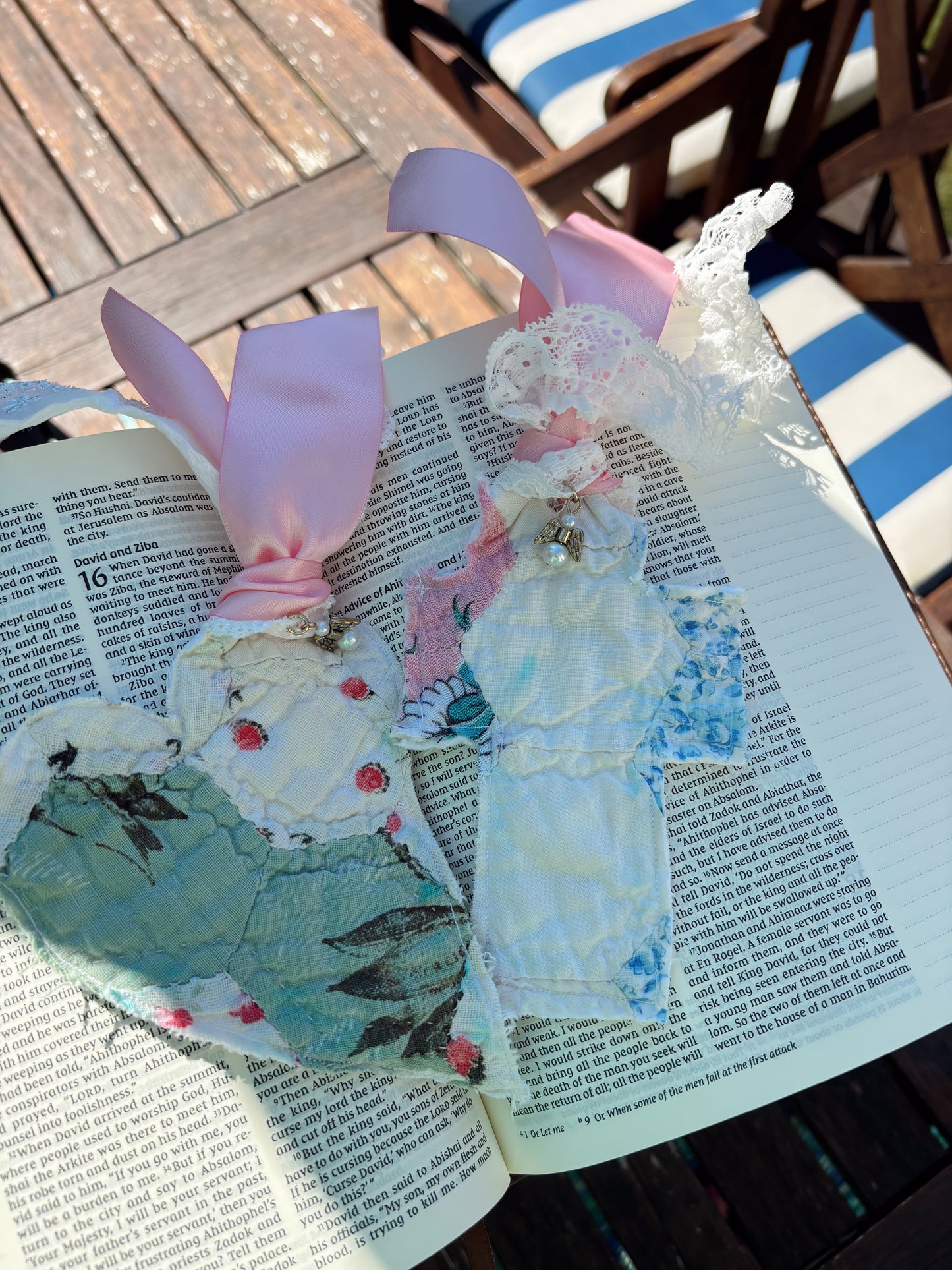 Quilted Lace Bookmark