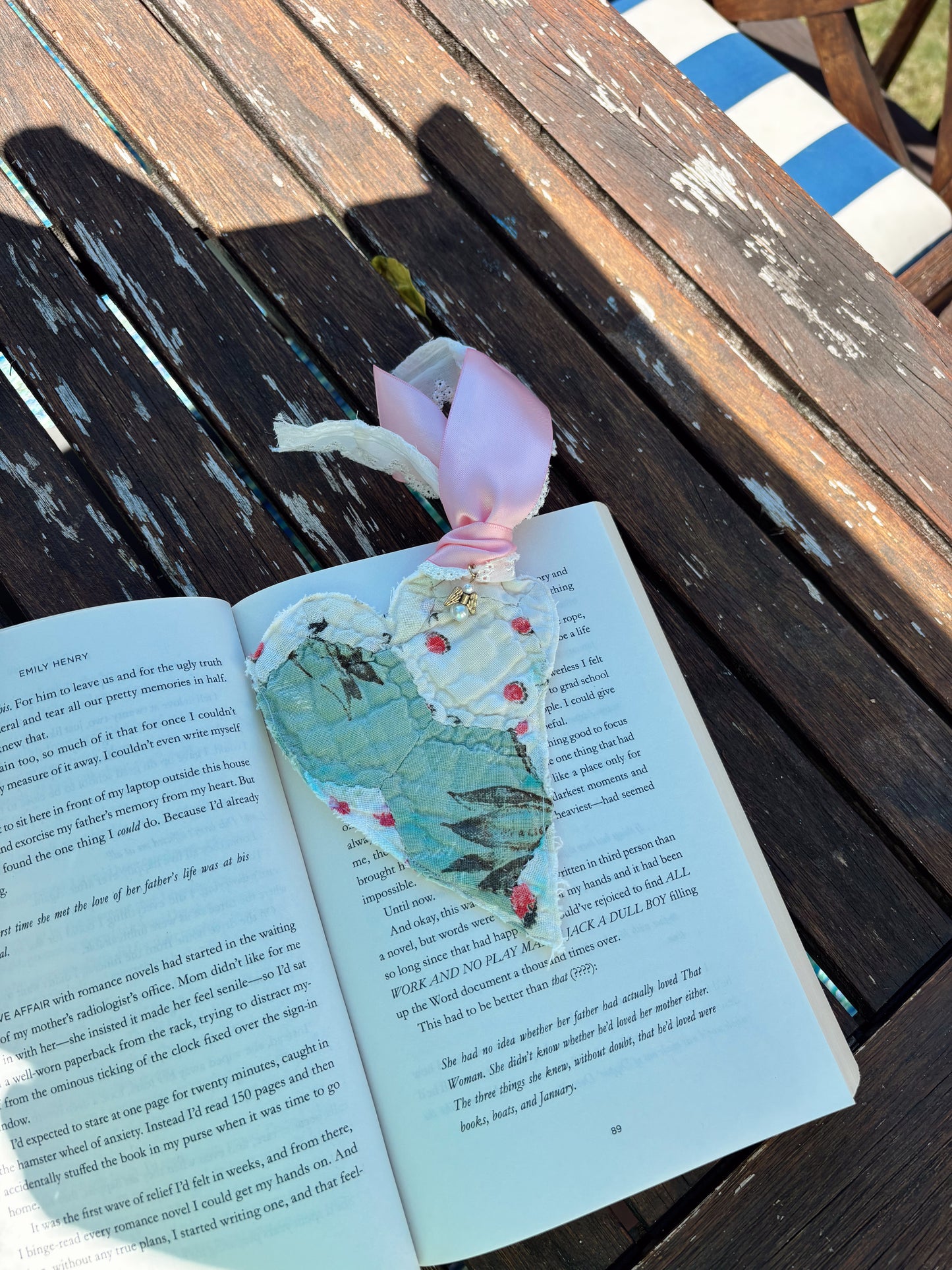 Quilted Lace Bookmark