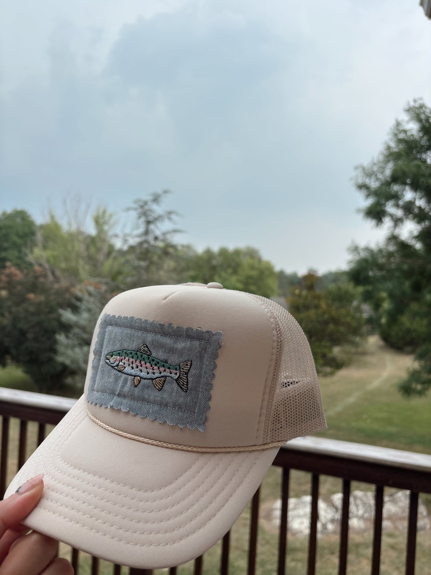 Rainbow Trout Trucker Hat
